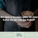 Neugestaltung der Website für die Ape Krefeld Kindertafel von Nani Vinken Design