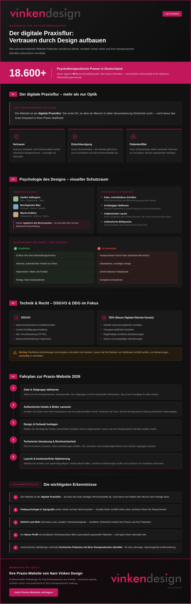 Webdesign für Psychotherapeuten: So schaffen Sie online Vertrauen und Nähe