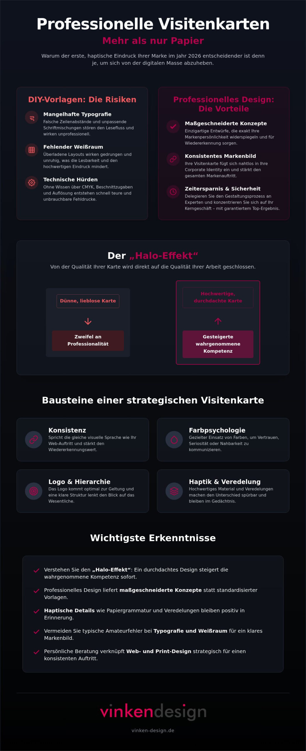 Visitenkarten professionell gestalten lassen: Ihr starker Auftritt 2026